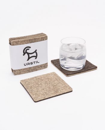 Coasters made with 100% wool to protect your surfaces